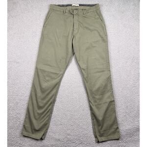 Luca Faloni Pants Mens 30x30 Green Summer Chino Made In Italy Tag 32